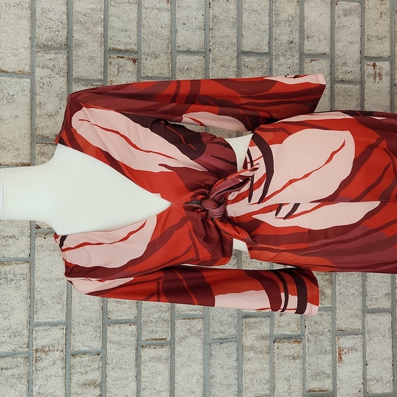 NWOT Hutch Cutout Printed Jumpsuit - Picture 5 of 7